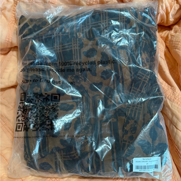 Lucy & Yak Brown & Black Jumpsuit- Rex Organic Cotton Corduroy- Penny Patchwork - Picture 5 of 7